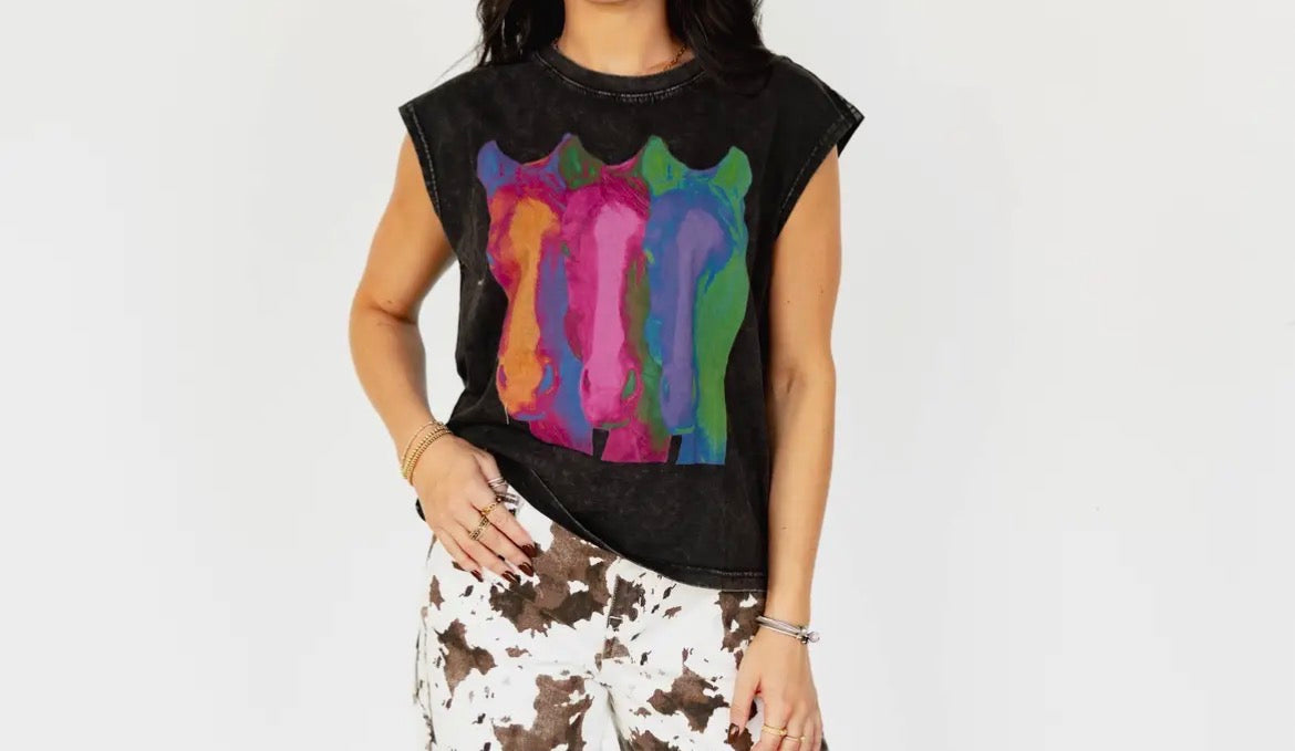Neon Horse Tee