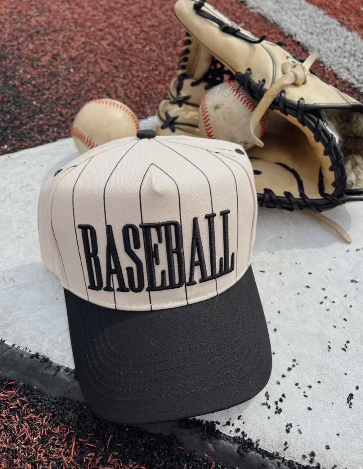 Stripped Baseball Hat