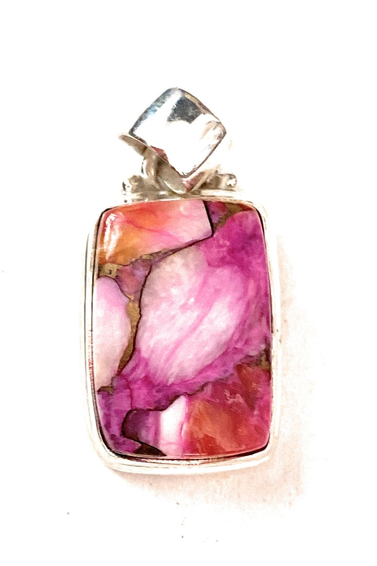 Handmade Sterling Silver & Pink Dream Pendant
