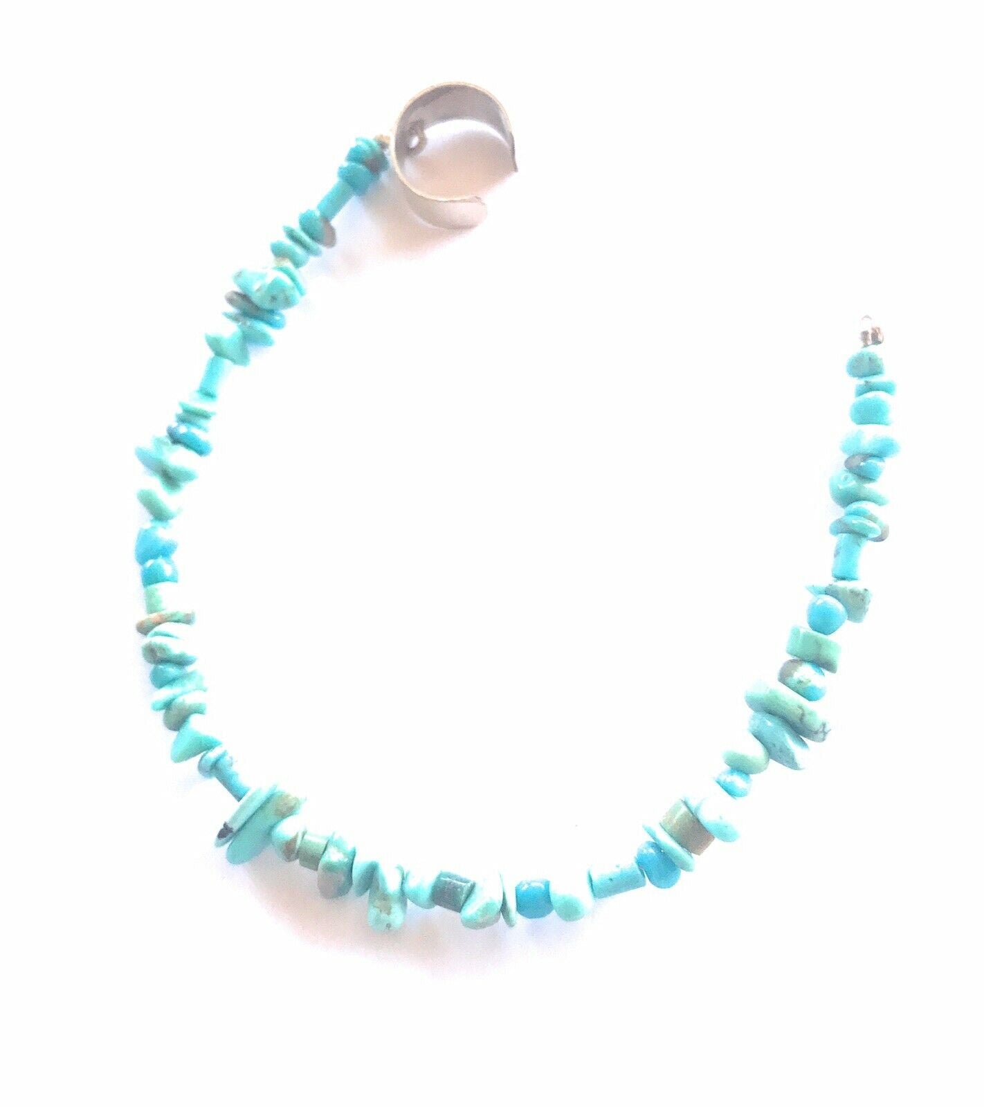 Navajo Turquoise Sterling Silver Cuff Earring