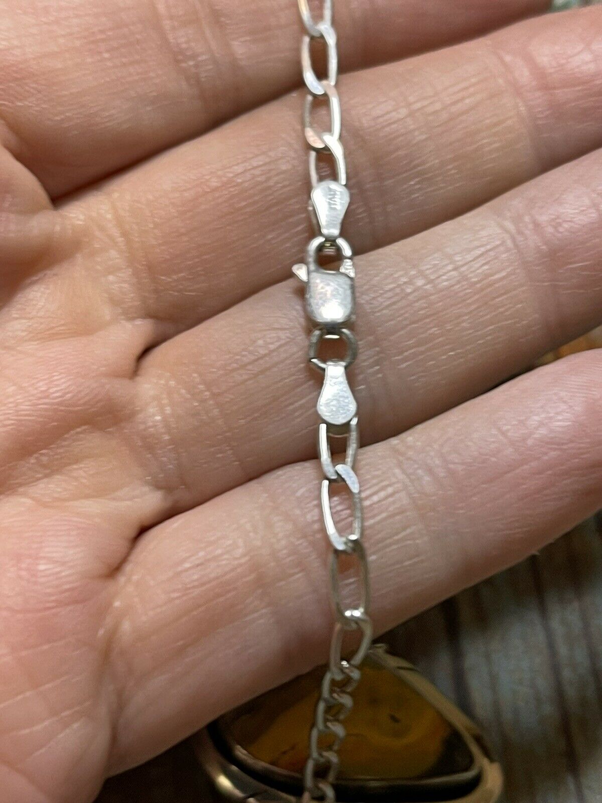 Navajo Bumblebee & Sterling Silver Lariat Necklace