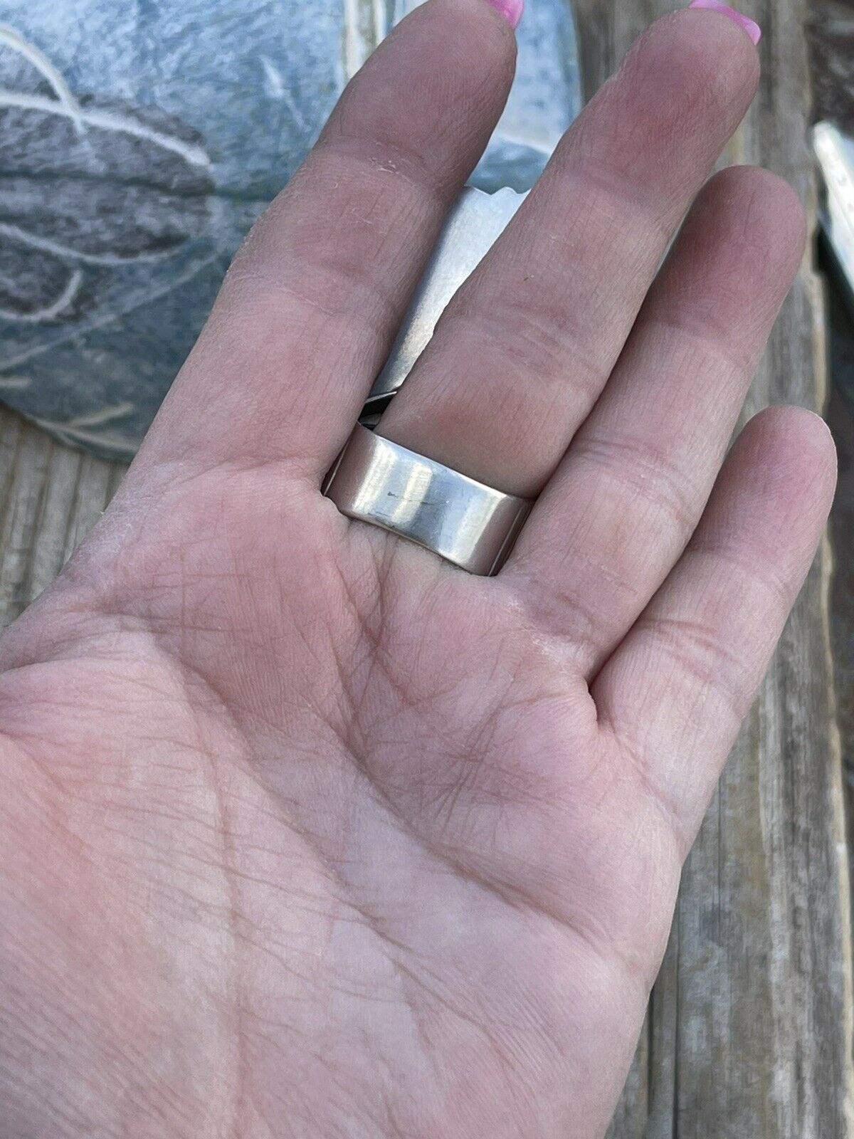 Navajo Sterling Bumblebee and Turquoise Stone Ring Sz 9.5