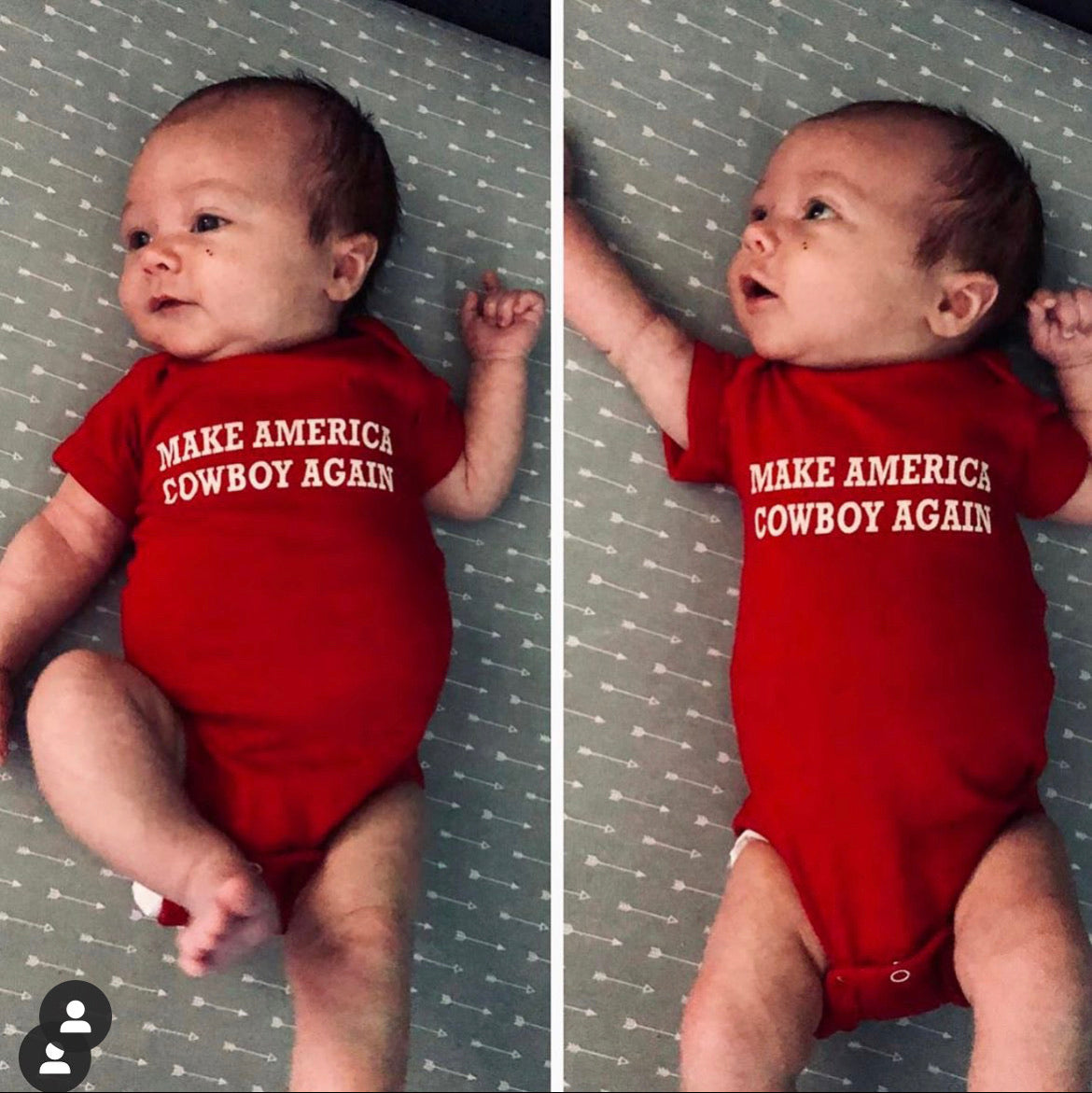 Make America Cowboy Again Onesie