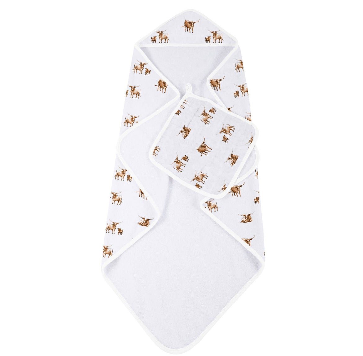 Longhorn Hooded Towel Set