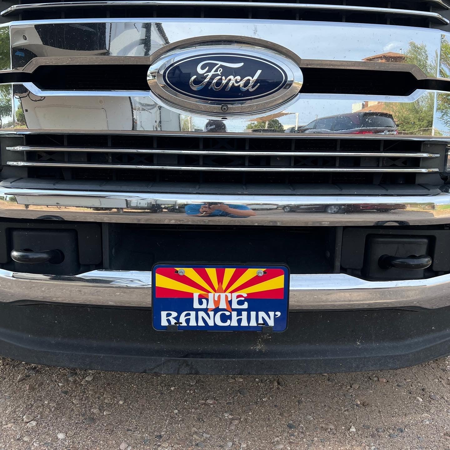 Lite Ranchin License Plate