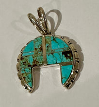 Load image into Gallery viewer, Turquoise &amp; Sterling Silver Pendant