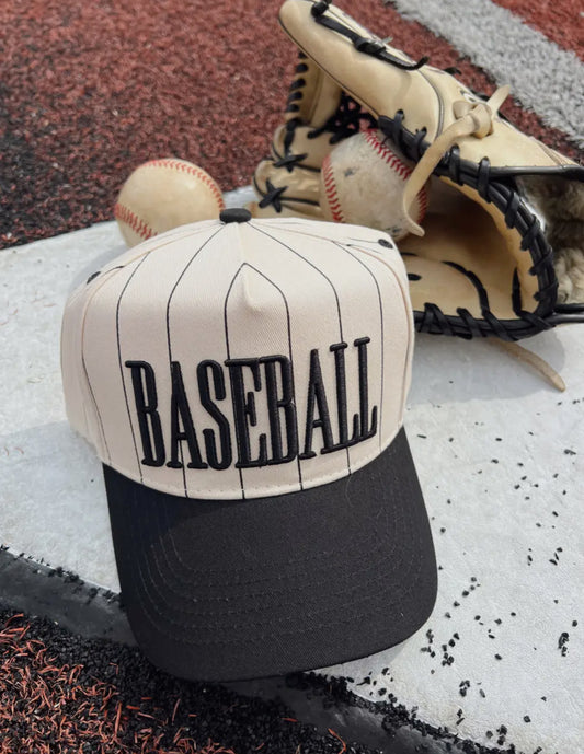 Stripped Baseball Hat