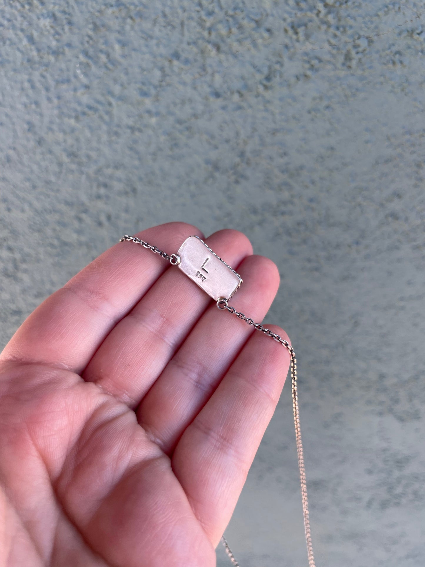 Style 1 Navajo Spice Sterling Silver Bar Necklace Signed