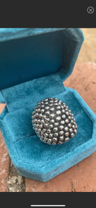 Navajo Sterling Silver Ball Dome Ring