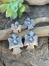 Load image into Gallery viewer, Navajo Sterling Silver Thunderbird Dangles by Tim Yazzie