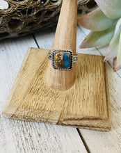 Load image into Gallery viewer, Navajo Sterling Silver &amp; Multi Stone Spice Square Ring