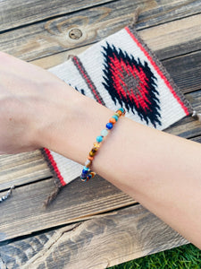 Navajo Multi Stone Beaded Bracelet
