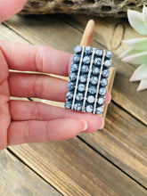 Load image into Gallery viewer, Navajo Sterling Silver &amp; White Buffalo Snake Eye Ring