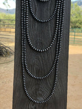 Load image into Gallery viewer, 5mm Sterling Silver Navajo Pearl Style Beaded Necklace