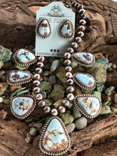 Load image into Gallery viewer, Golden Hill Turquoise Necklace Set By Bea Tom
