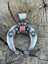 Load image into Gallery viewer, Navajo Sterling Silver Spiny  Naja Pendant Signed By Chimney Butte