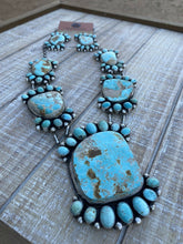 Load image into Gallery viewer, Carico Lake Turquoise Necklace Set By Kathleen Chavez Signed