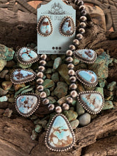 Load image into Gallery viewer, Golden Hill Turquoise Necklace Set By Bea Tom
