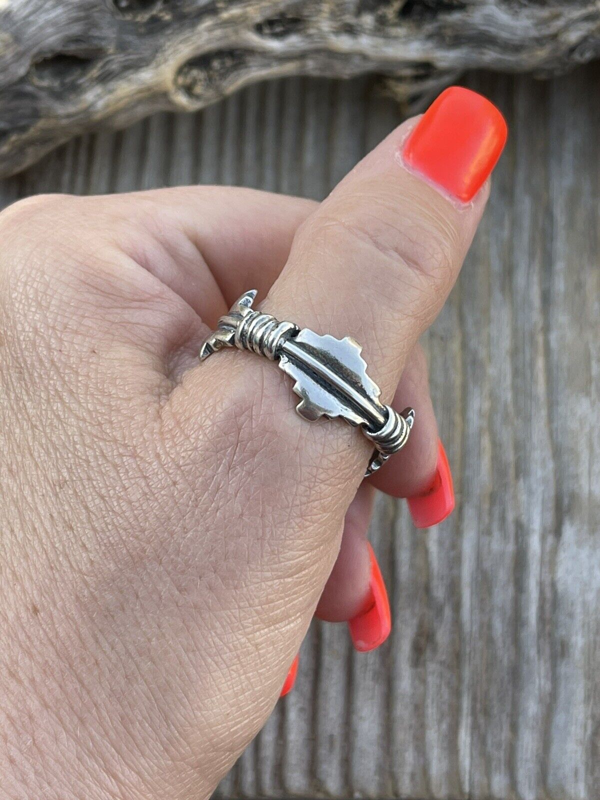 Navajo Sterling Silver Traditional Southwest Ring