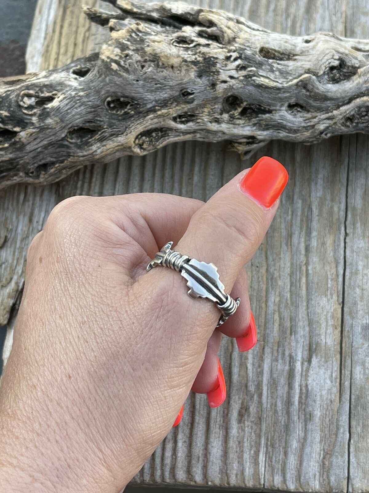 Navajo Sterling Silver Traditional Southwest Ring