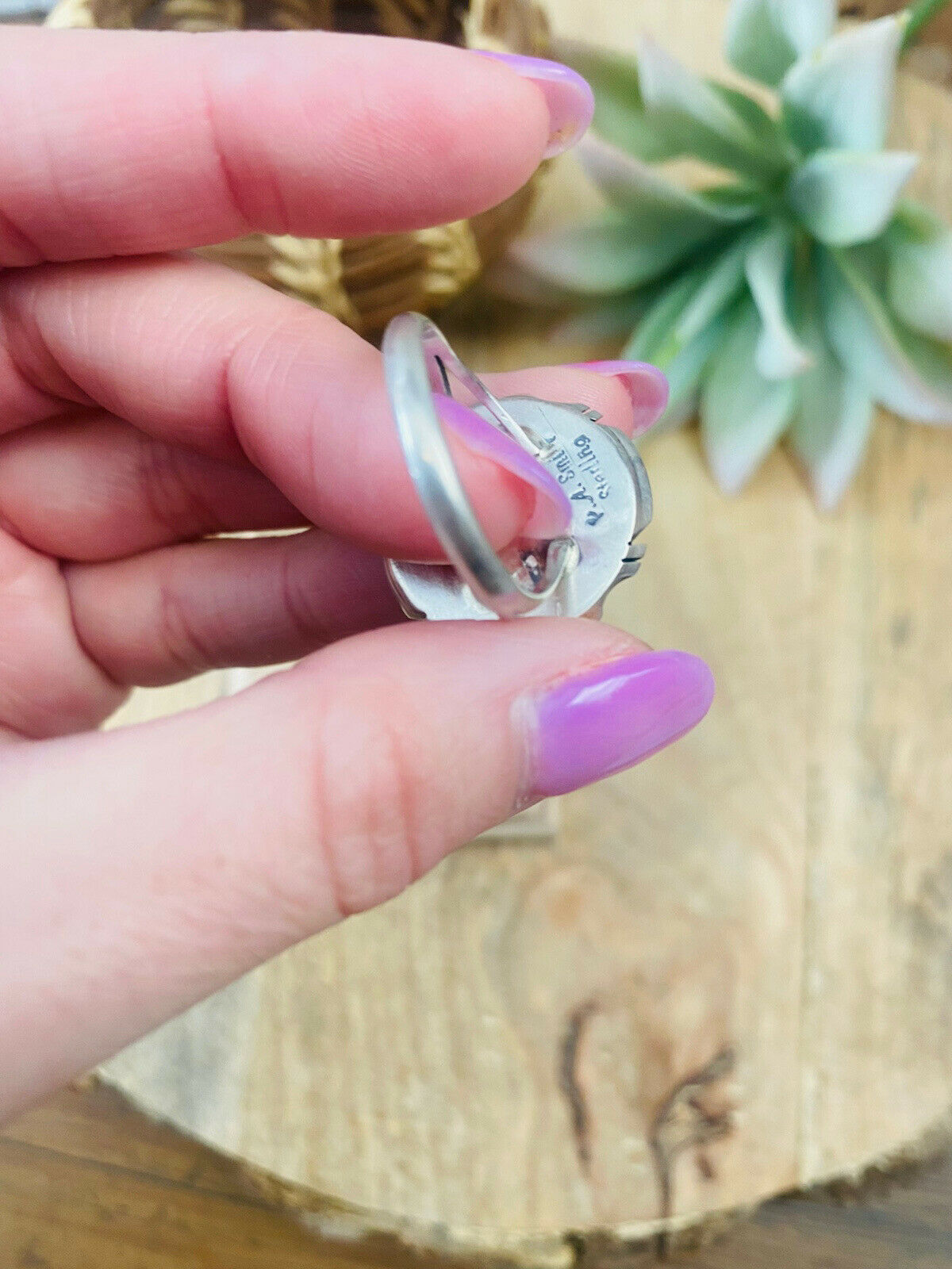 Navajo Sterling Silver Liberty Dime Ring