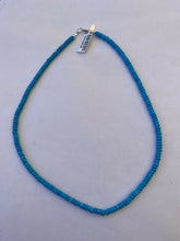 Load image into Gallery viewer, Navajo Turquoise Sterling Silver  Bead Necklace 18 Inch