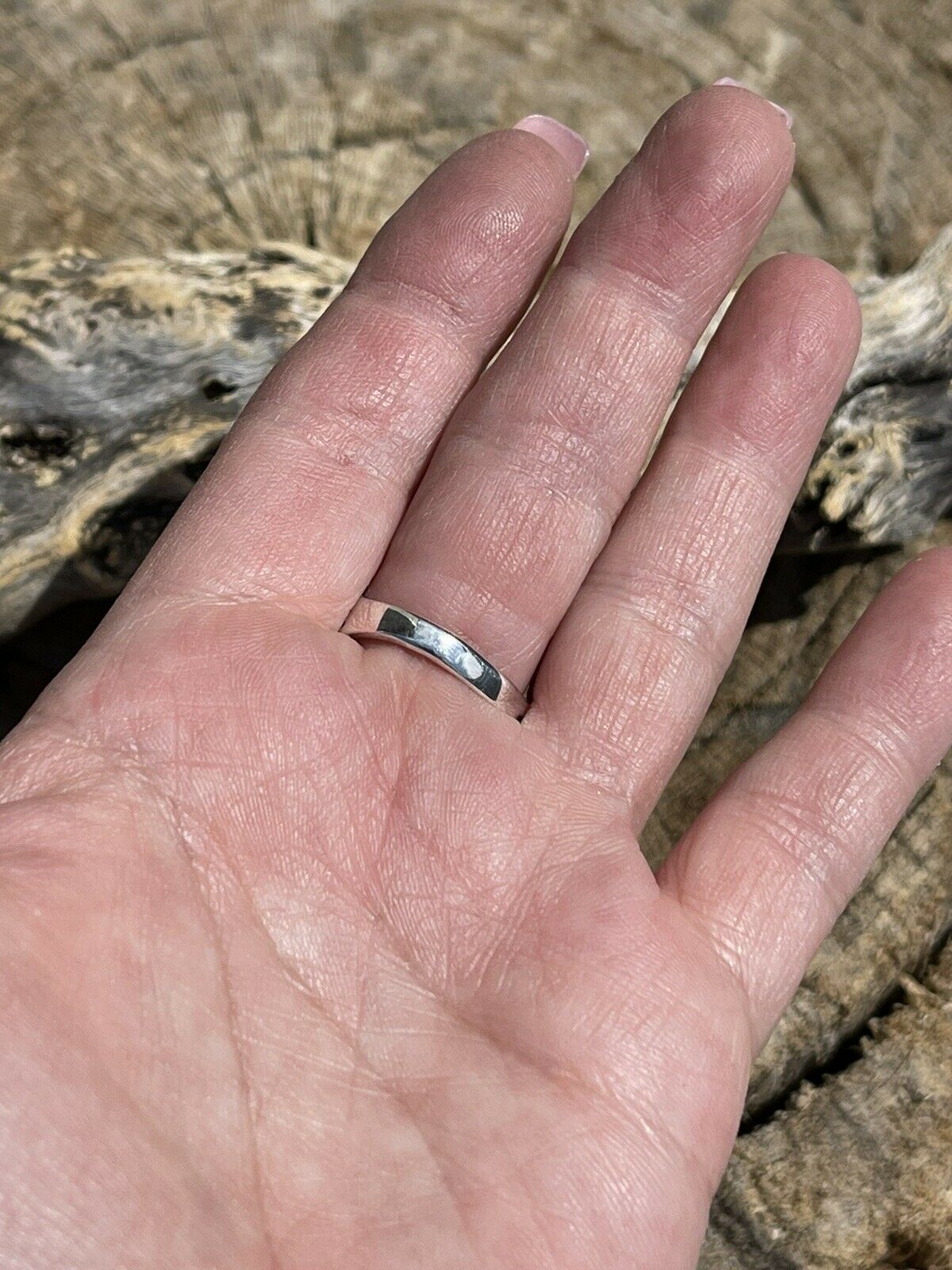 Gorgeous Navajo Turquoise And Sterling Silver Adjustable Ring