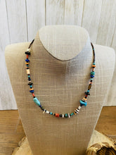 Load image into Gallery viewer, Navajo Multi Stone &amp; Heishi Beaded 18 Inch Necklace