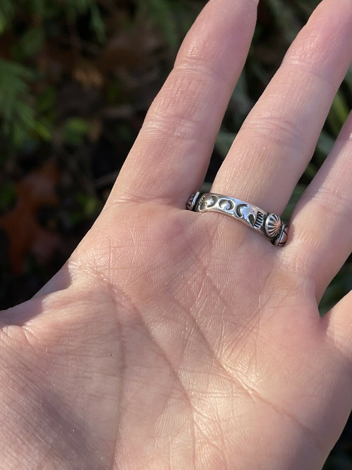 Navajo Sterling Silver Royston Turquoise Amazing Ring Size 6