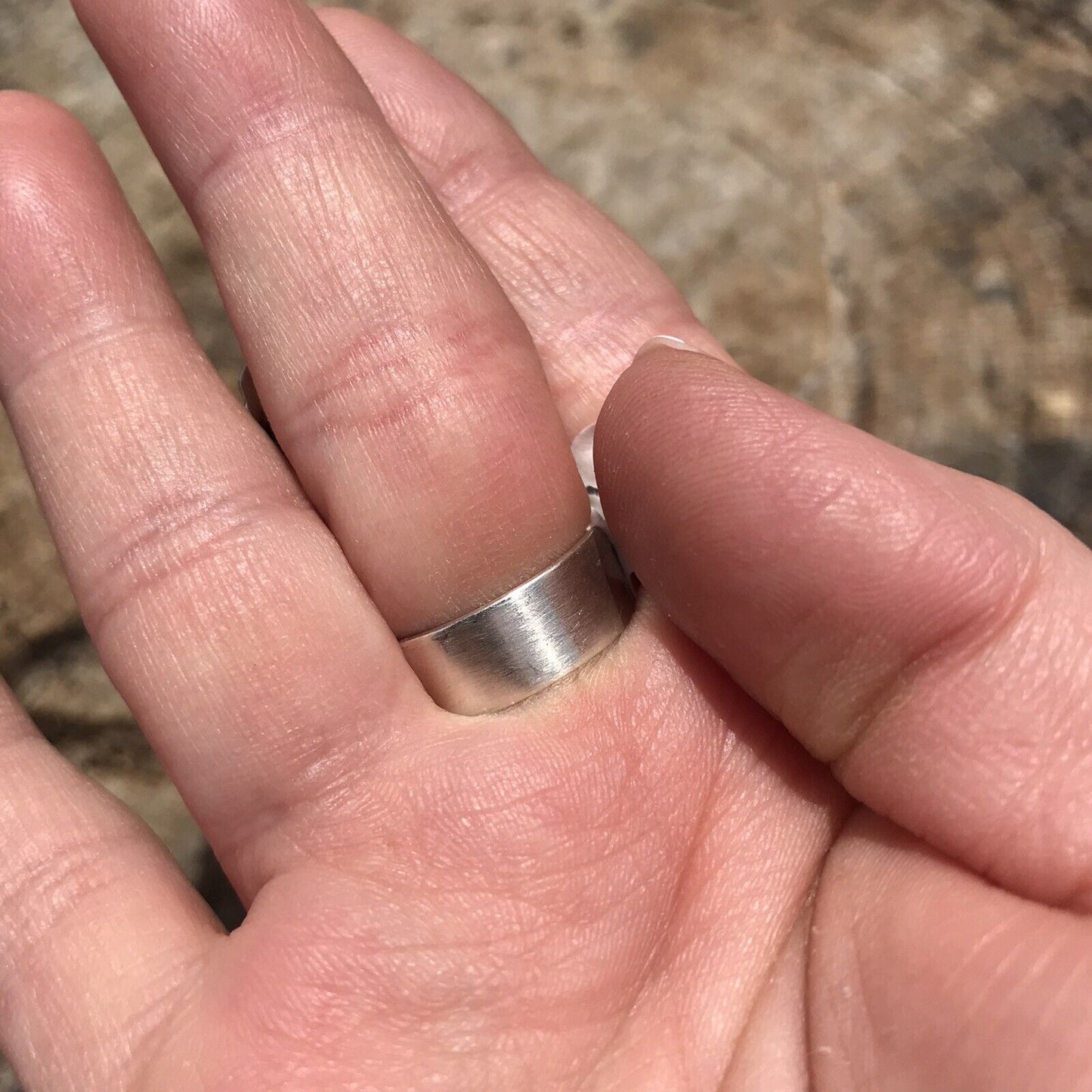 Navajo Sterling Silver Turquoise Coral 5 Stone Ring