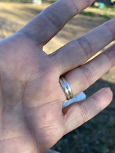 Load image into Gallery viewer, Navajo Sterling Golden Hills Turquoise Cluster Ring Size Adjustable