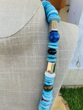 Load image into Gallery viewer, Vintage Navajo Sterling Silver &amp; Multi Stone Beaded Necklace