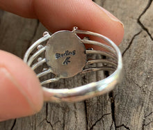 Load image into Gallery viewer, Navajo Natural Coral &amp; Sterling Silver Ring