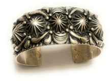 Load image into Gallery viewer, Darryl Becenti Navajo Southwest Sterling Silver Cuff Bracelet