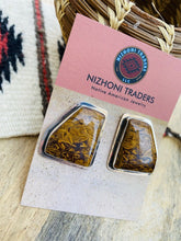 Load image into Gallery viewer, Beautiful Navajo Jasper &amp; Sterling Silver Post Earrings