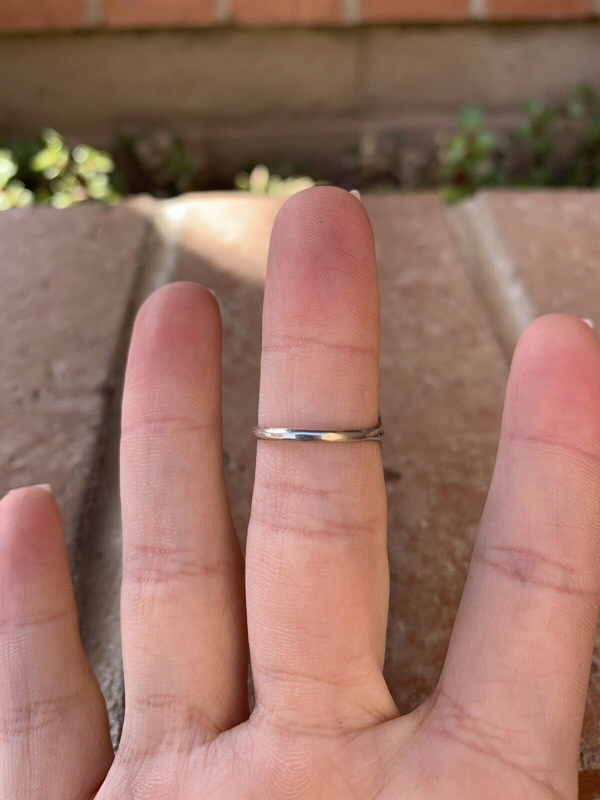 Navajo Turquoise & Sterling Silver Dot Ring