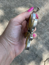 Load image into Gallery viewer, Navajo Sterling Silver Bumblebee Jasper Jumbo Cluster Pendant
