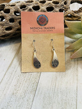 Load image into Gallery viewer, Hopi Sterling Silver Bear Paw Dangle Earrings