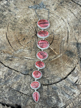 Load image into Gallery viewer, Navajo Sterling Silver &amp; Spiny Drop Necklace By Wydell Billie