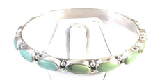 Load image into Gallery viewer, Navajo Sterling Silver &amp; Tibetin Turquoise Bracelet