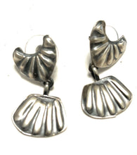 Load image into Gallery viewer, Navajo Sterling Silver Handmade Concho Dangles Earrings