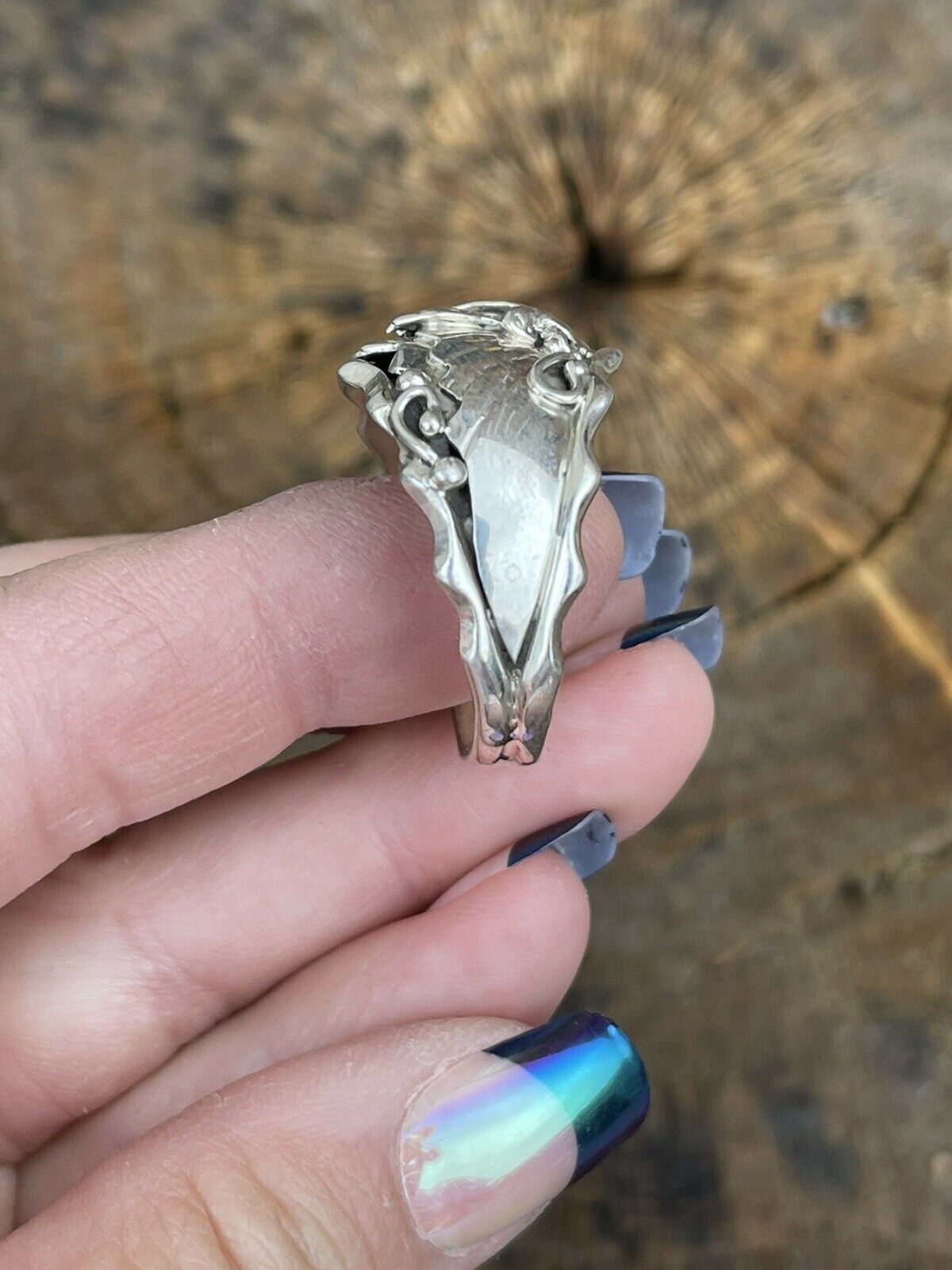 Navajo Sterling Silver Men’s Eagle Ring