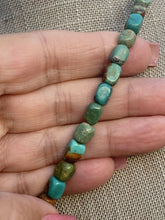 Load image into Gallery viewer, Royston Turquoise &amp; Sterling Silver Beaded 14 Inch Necklace