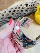 Load image into Gallery viewer, Navajo Sterling Silver Overlay Horse Cuff Bracelet