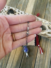 Load image into Gallery viewer, Navajo Sterling Silver &amp; Charoite Blossom Necklace Signed
