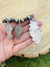 Load image into Gallery viewer, Navajo Turquoise &amp; Sterling Silver Beaded Necklace Signed