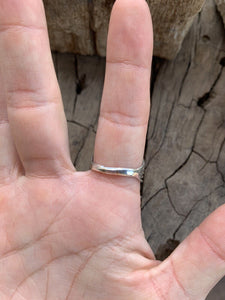 Navajo Natural Coral & Sterling Silver Ring