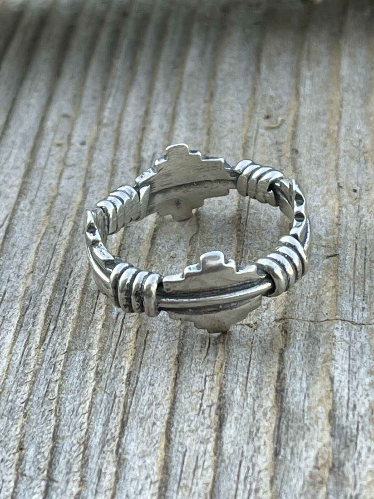 Navajo Sterling Silver Traditional Southwest Ring