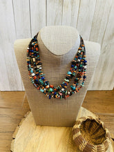 Load image into Gallery viewer, Navajo Multi Stone &amp; Heishi Beaded 18 Inch Necklace