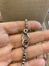 Load image into Gallery viewer, Navajo Sterling Silver &amp; Sonoran Gold Turquoise Beaded 24 Inch Necklace